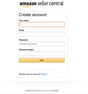 Amazon Seller Central Setup